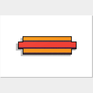Young Signature Collection: 8-Bit Hotdog Posters and Art